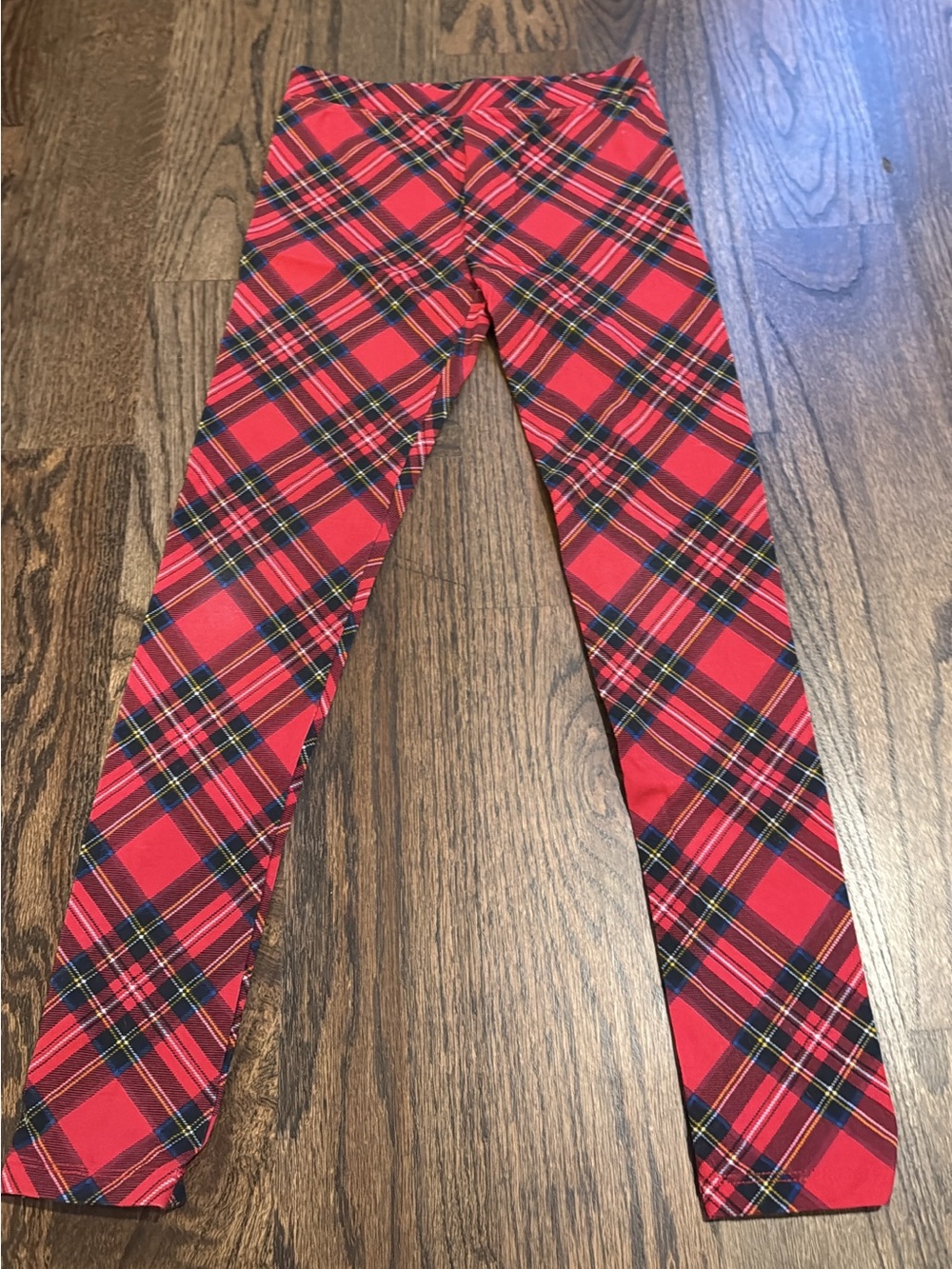 J crew Crewcuts tartan plaid leggings size 8